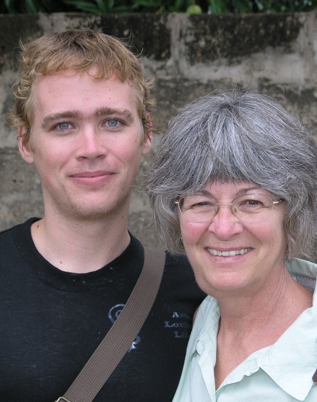 Close up of Jon and Kathleen in Accra